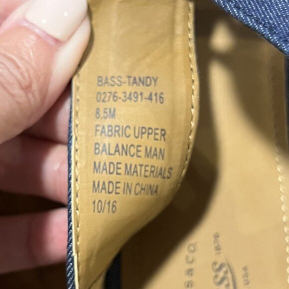 G.H. Bass Tandy Denim Lace-up Flat Sandal - Picture 7 of 7